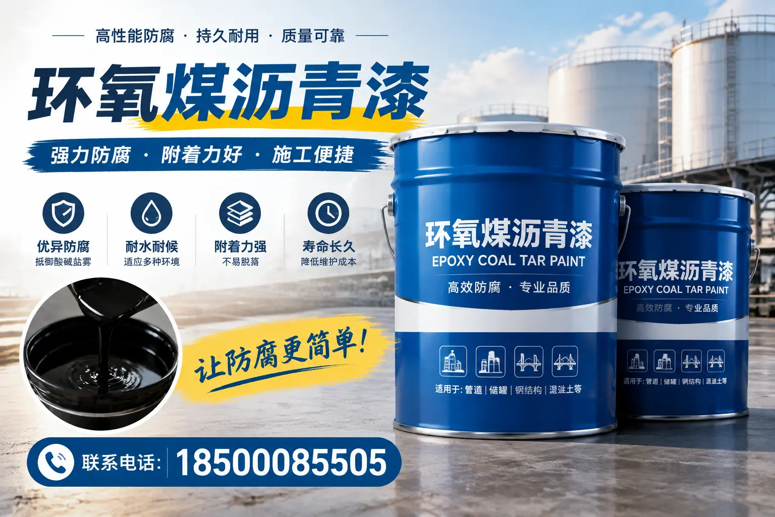环氧煤沥青漆的环保性分析，可克达拉企业的选择依据